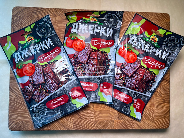 Джерки из индейки "Баффало" 45 гр. в Мытищах