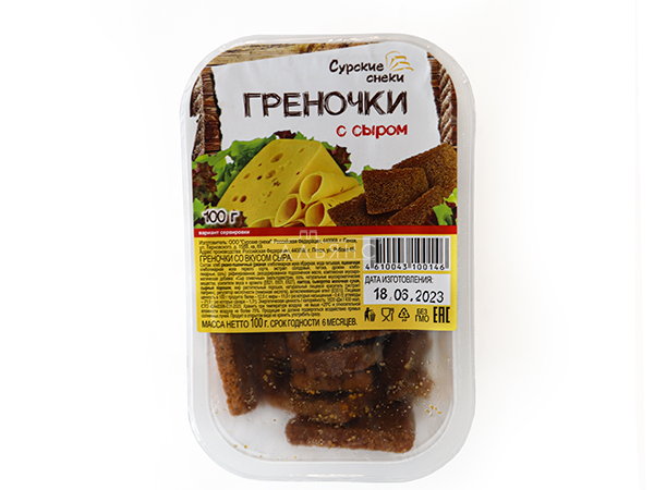 Сурские гренки со вкусом Сыра (100 гр) в Мытищах