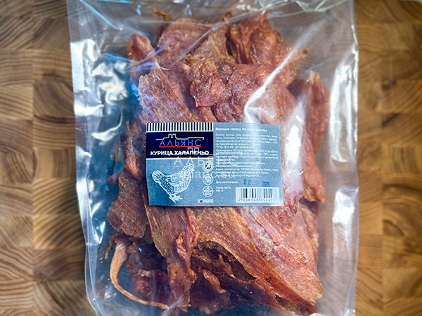 Мясо (АЛЬЯНС) вяленое курица 500гр "С халапеньо" в Мытищах