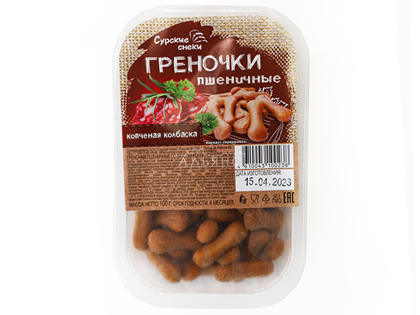 Сурские (ПШЕНИЧНЫЕ) Копченая колбаска (100 гр) в Мытищах