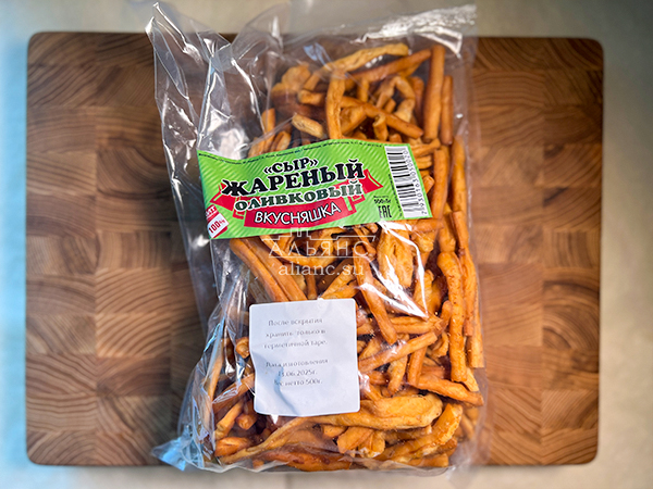Жареный сыр "ВКУСНЯШКА" (Оливковый) 500гр. в Мытищах