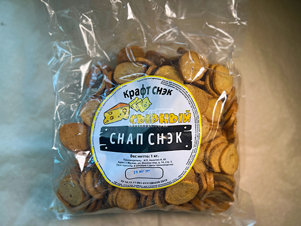 Снапсы ПШЕНИЧНЫЕ "Сыр" в Мытищах