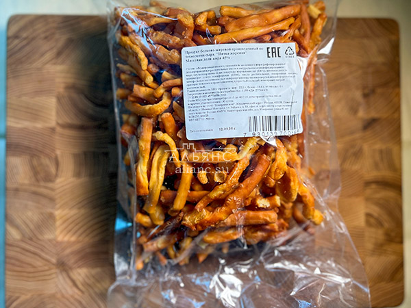 Нитка ЖАРЕНАЯ  Oktobersnack1 кг (сырный продукт) в Мытищах