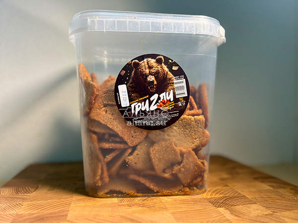 Ведро Ржаные гренки со вкусом Крылышки Барбекю (1 кг) в Мытищах