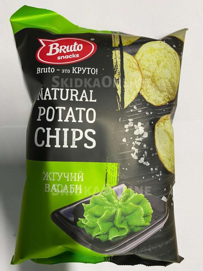 Картофель «Бруто» со вкусом васаби 130 гр. в Мытищах