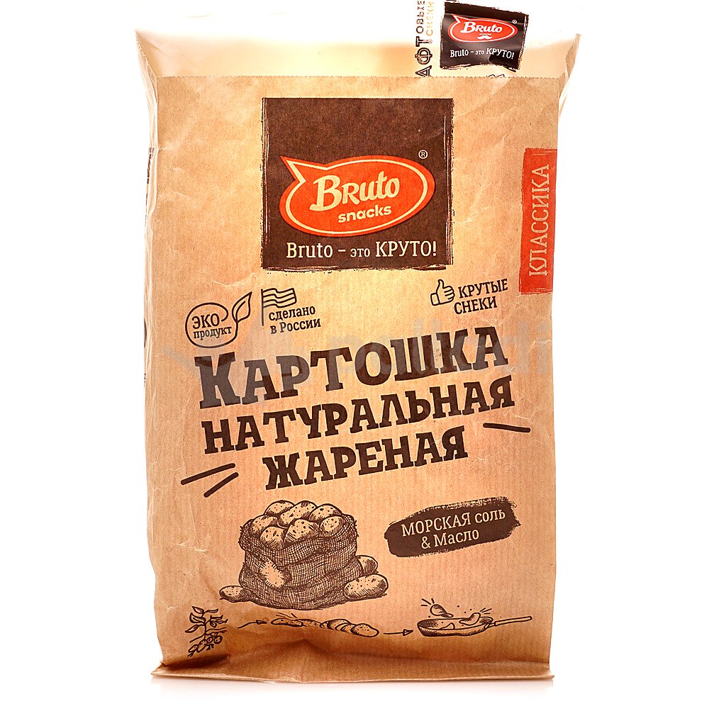 Картофель «Бруто» с солью 70 гр. в Мытищах