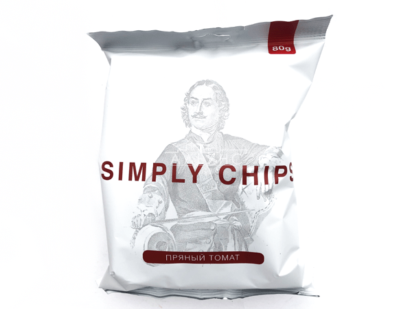 Картофельные чипсы "Simple chips" Пряный томат 80 гр. в Мытищах